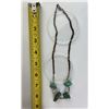 Image 3 : Old Pawn Navajo Turquoise Heishi Necklace