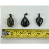 Image 16 : Sterling Silver Labradorite Necklace Pendants