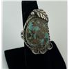 Image 1 : Old Pawn Navajo Sterling Silver Turquoise Ring