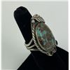 Image 2 : Old Pawn Navajo Sterling Silver Turquoise Ring