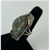 Image 3 : Old Pawn Navajo Sterling Silver Turquoise Ring