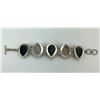 Image 2 : Abalone Sterling Silver Link Bracelet