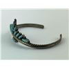 Image 3 : Zuni Petit Point Turquoise Sterling Bracelet