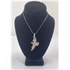 Image 1 : Sterling Silver Abalone Bird Necklace