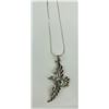 Image 2 : Sterling Silver Abalone Bird Necklace
