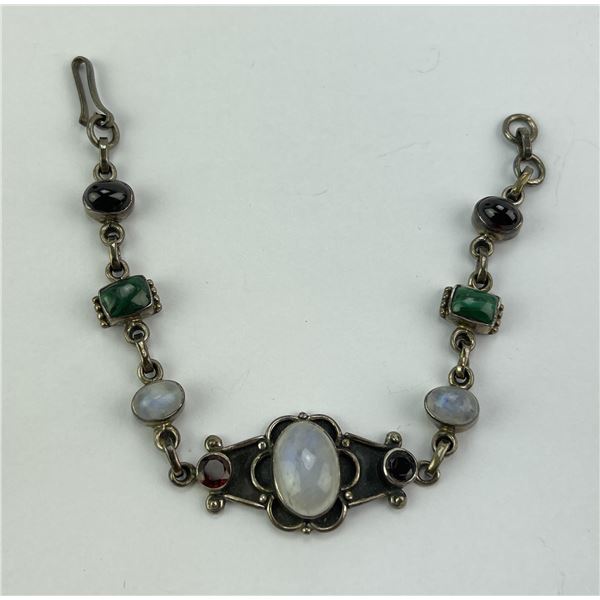 Sterling Silver Moonstone Bracelet