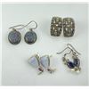 Image 1 : Group of Sterling Silver Earrings