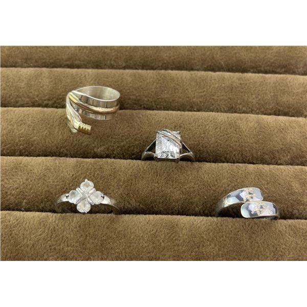 Group of Sterling Silver Ring