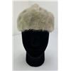 Image 1 : White Mink Fur Fez Hat