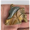 Image 1 : Carved Jasper Stone Dolphin