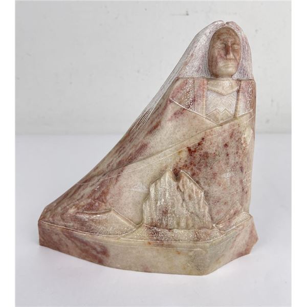 Native American Indian Soapstone Carving