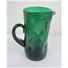 Image 1 : Blenko Forest Green Glass Water Pitcher