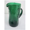 Image 3 : Blenko Forest Green Glass Water Pitcher