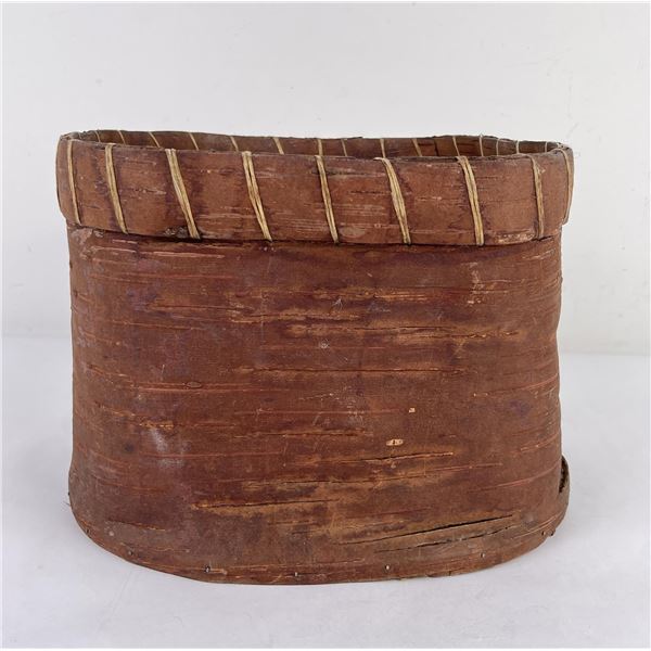 Native American Indian Made Birch Bark Box