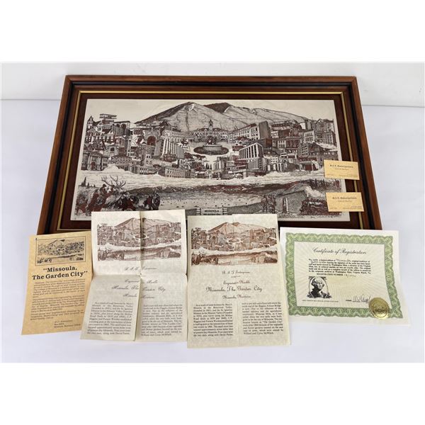 Missoula Montana Garden City Marble Picture