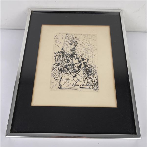El Cid Salvador Dali Engraving