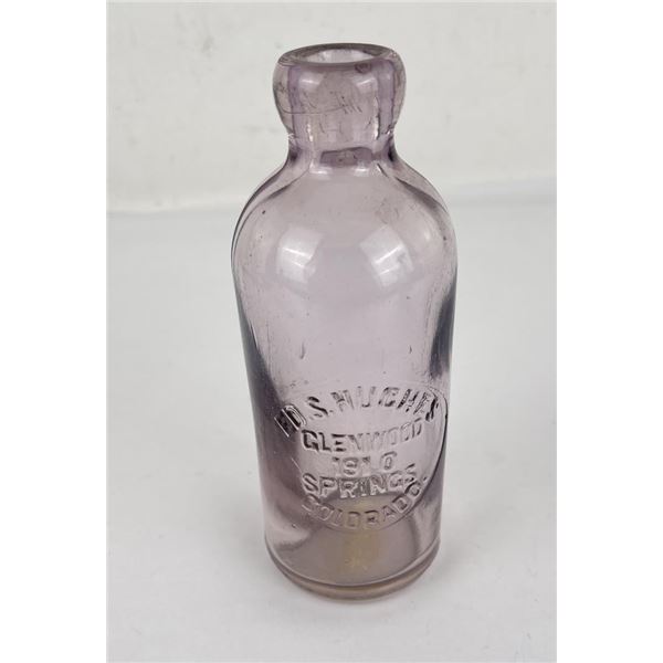 Hughes Glenwood Springs Colorado Hutch Bottle