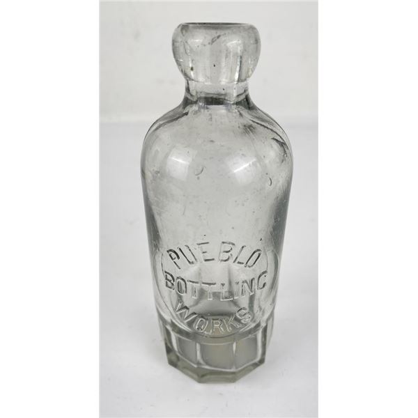 Pueblo Bottling Works Colorado Hutch Bottle