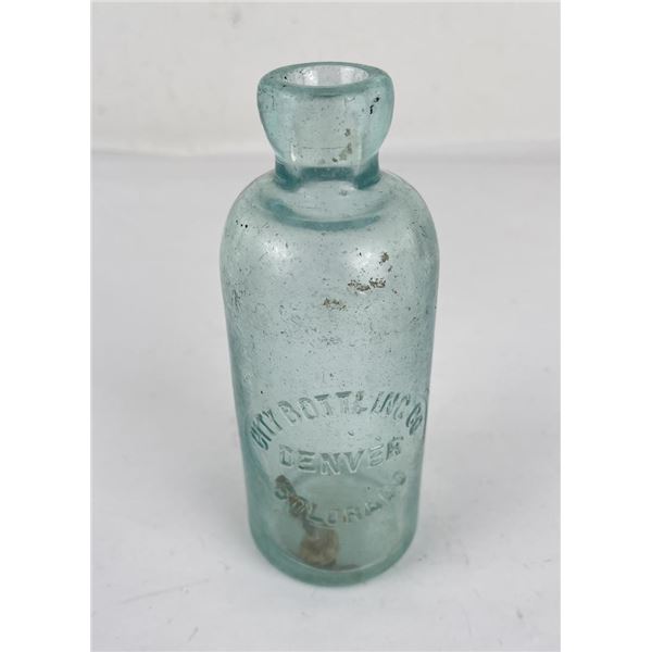 City Bottling Denver Colorado Hutch Bottle