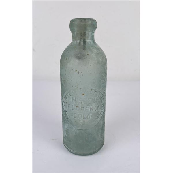 Center Bottling Florence Colorado Hutch Bottle