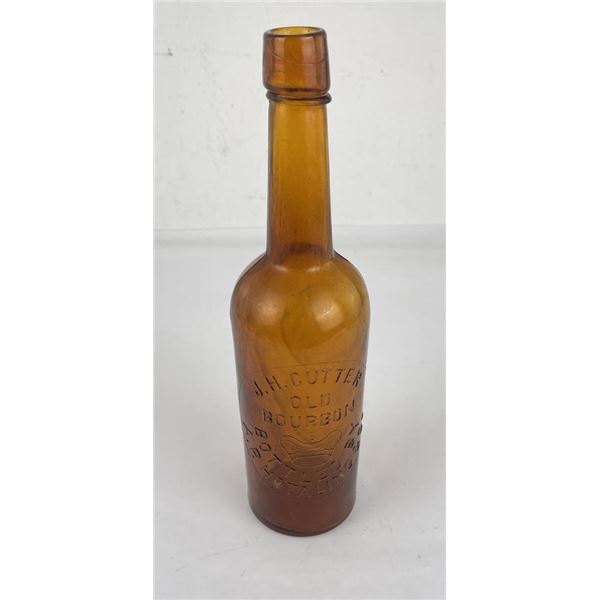 JH Cutter Bourbon San Francisco Whiskey Bottle