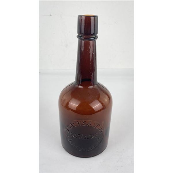 D. Sacks & Sons Kentucky Whiskey Bottle