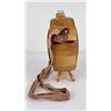 Image 2 : Vintage Bohemian Wood Covered Flask