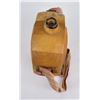 Image 5 : Vintage Bohemian Wood Covered Flask