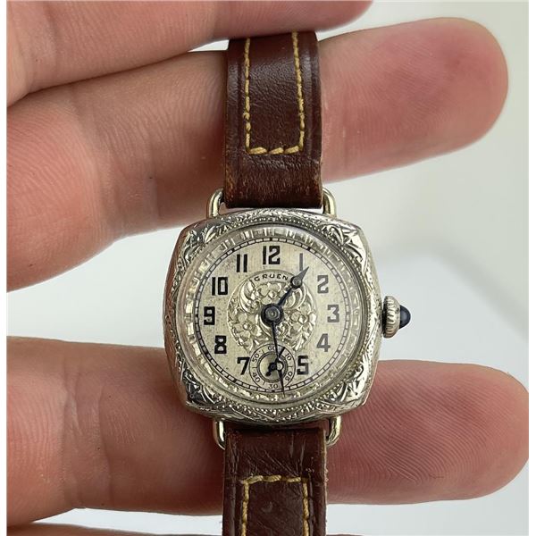 Art Deco Gruen Mens Watch