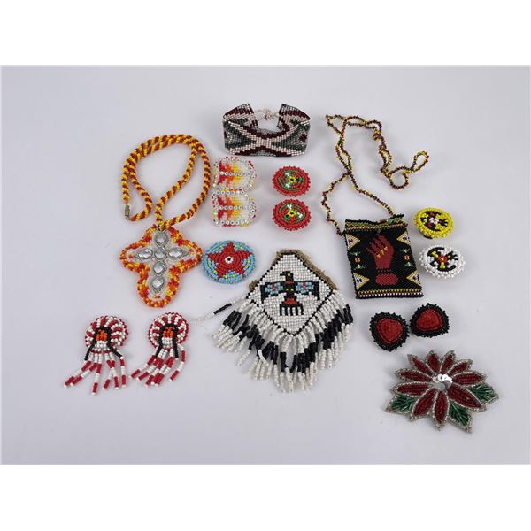 Group of Montana Indian Beadwork