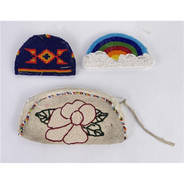 Group of Montana Indian Beaded Wallets