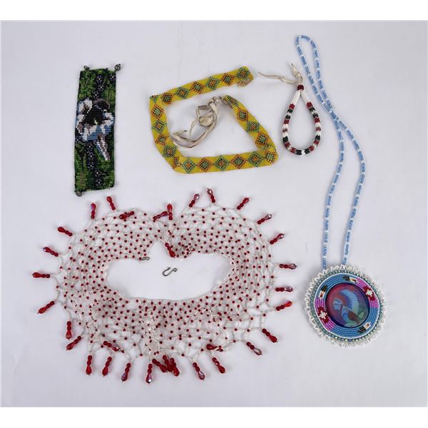 Group of Montana Indian Beadwork