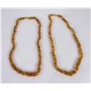 Image 2 : Pair of Amber Nugget Necklaces