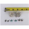 Image 3 : Collection of Sterling Silver Earrings