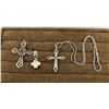 Image 2 : Collection of Sterling Silver Crosses