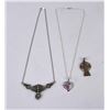 Image 1 : Collection of Sterling Silver Necklaces