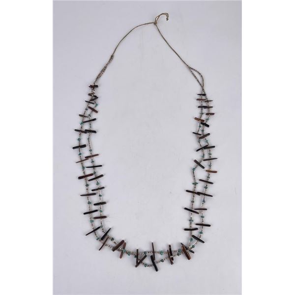 Old Pawn Navajo Heishi Fetish Necklace