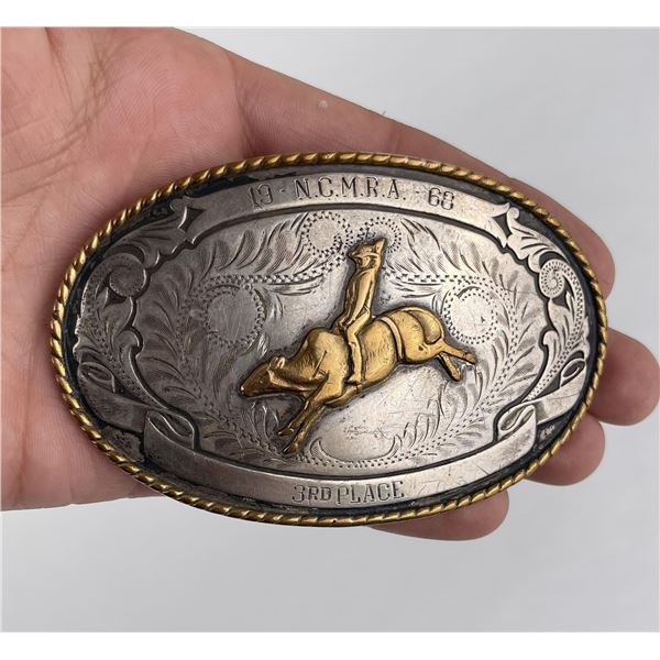 Montana Rodeo Association Belt Buckle