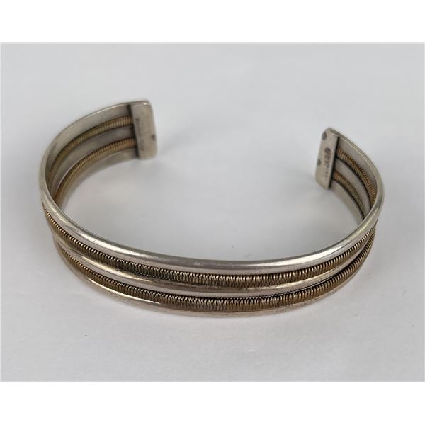 Sterling Silver and Gold Filled Bracelet