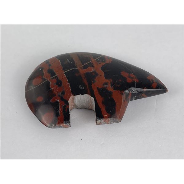 Red Jasper Zuni Indian Bear Carving