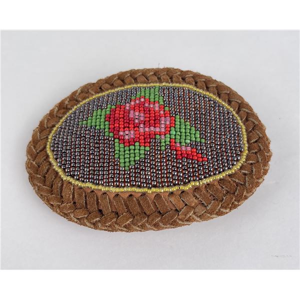 Montana Indian Beaded Belt Buckle