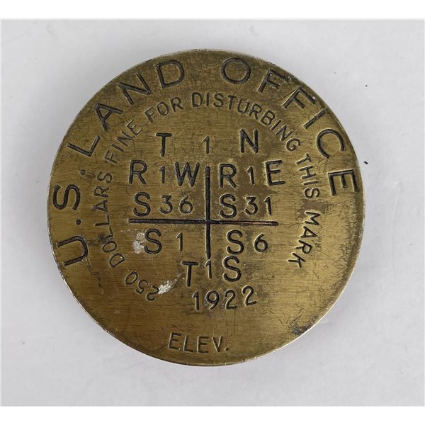Forest Service US Land Office Belt Buckle