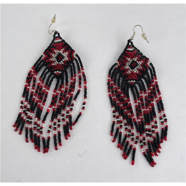 American Indian Made Beaded Earrings