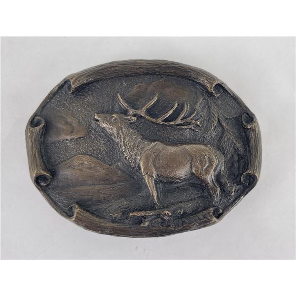 Cory Wheeler Montana Bronze Belt Buckle
