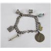 Image 1 : Sterling Silver Charm Bracelet