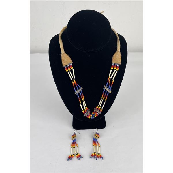 Montana Indian Made Necklace & Earrings