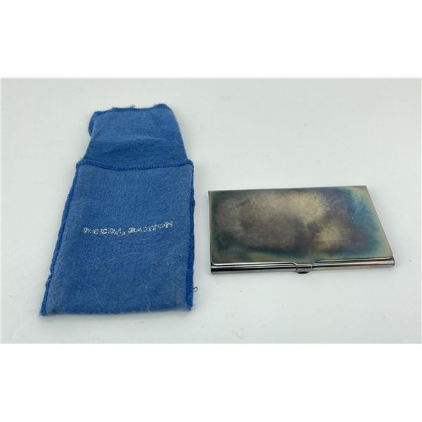 Reed and Barton Silverplated Calling Card Case