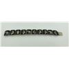 Image 1 : Siam Sterling Silver Link Bracelet