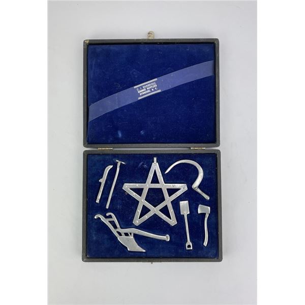 Fraternal Patrons of Husbandry Grange Set