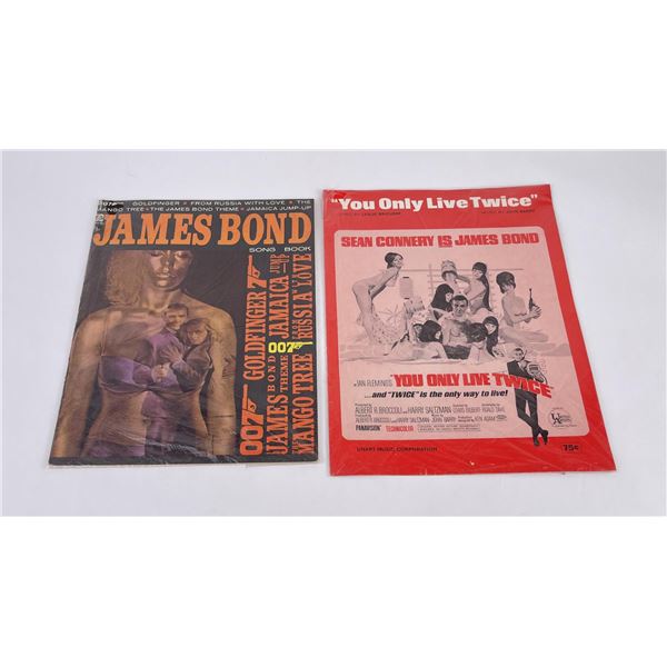 007 James Bond Song Books You Only Live Twice
